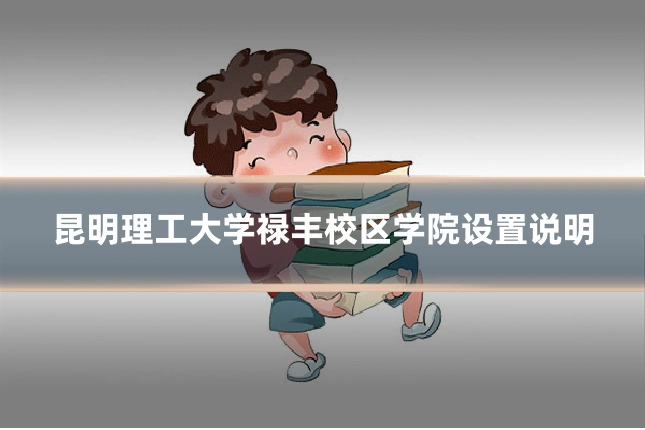 昆明理工大学禄丰校区学院设置说明