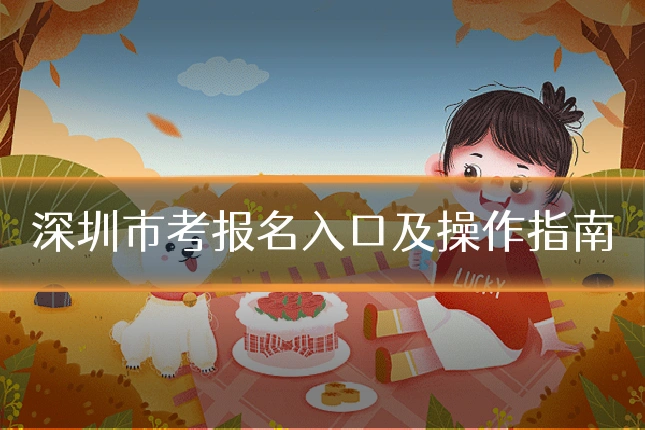 深圳市考报名入口及操作指南