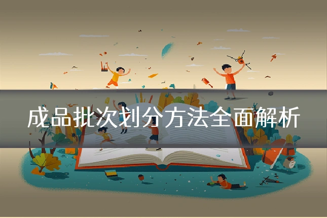 成品批次划分方法全面解析