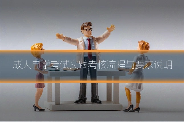 成人自学考试实践考核流程与要求说明