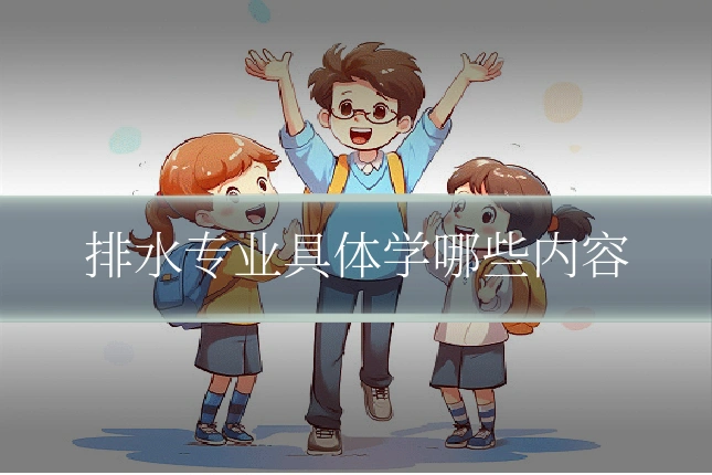 排水专业具体学哪些内容