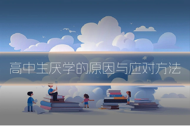 高中生厌学的原因与应对方法