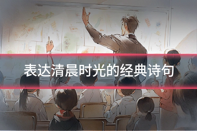 表达清晨时光的经典诗句
