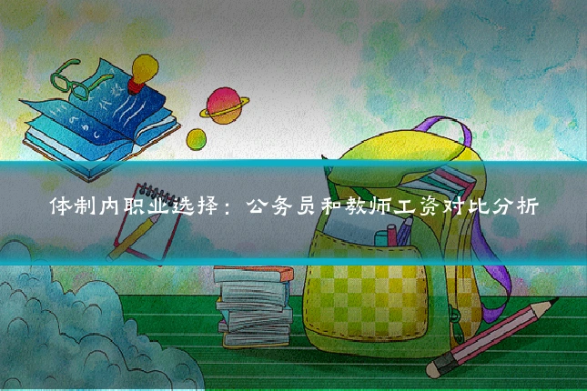 体制内职业选择:公务员和教师工资对比分析
