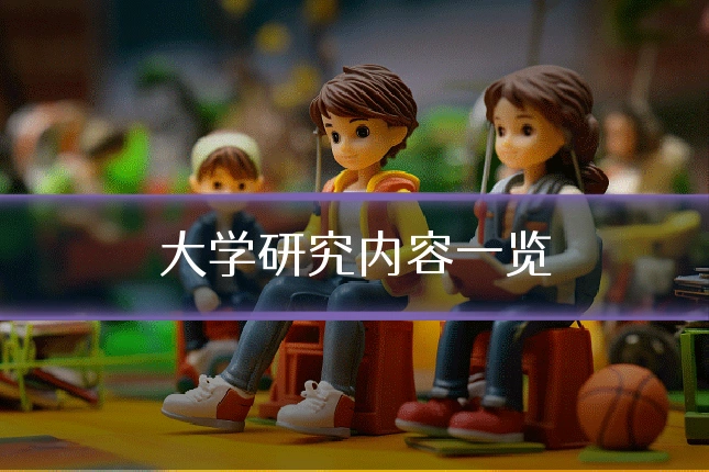 大学研究内容一览