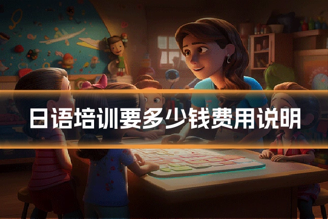 日语培训要多少钱费用说明