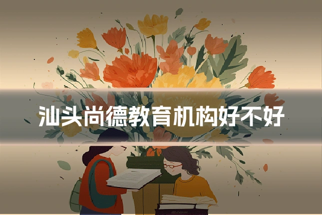 汕头尚德教育机构好不好