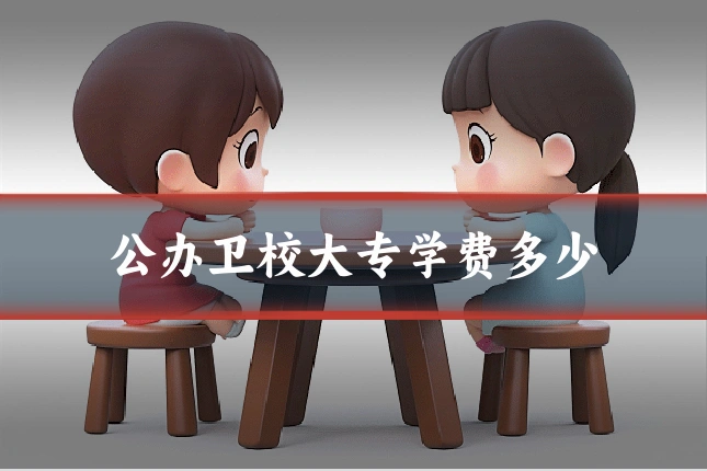 公办卫校大专学费多少