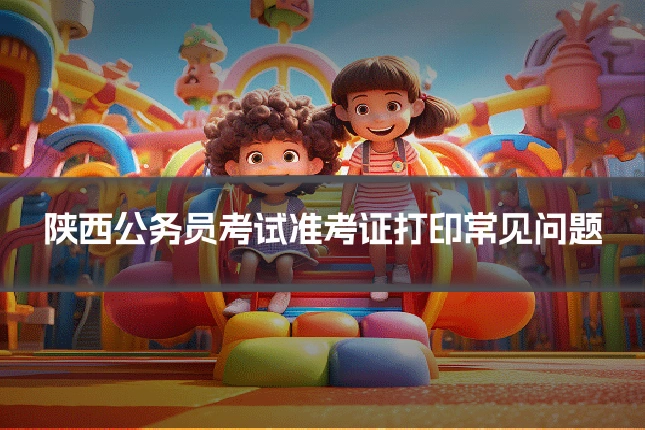 陕西公务员考试准考证打印常见问题