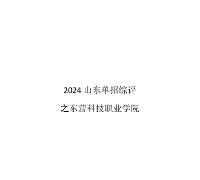 东营科技职业学院