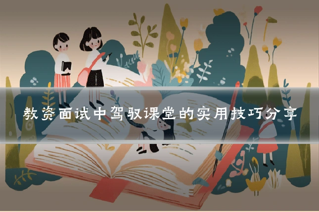 教资面试中驾驭课堂的实用技巧分享