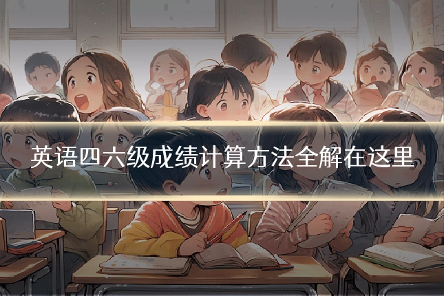 英语四六级成绩计算方法全解在这里