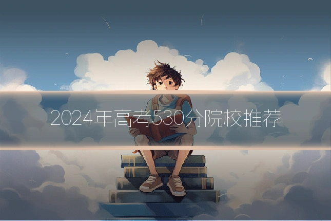2024年高考530分院校推荐