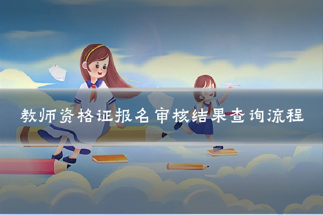 教师资格证报名审核结果查询流程