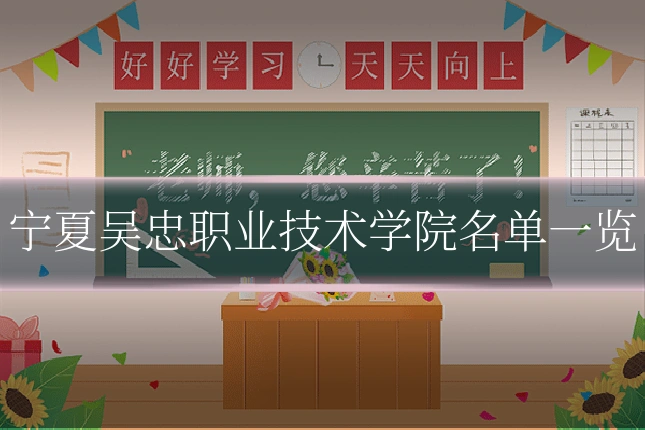 宁夏吴忠职业技术学院名单一览