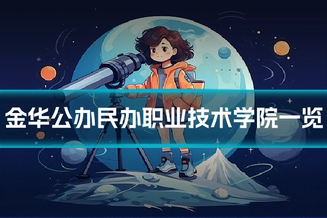 金华公办民办职业技术学院一览