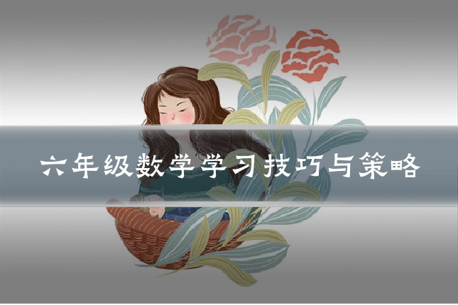 六年级数学学习技巧与策略