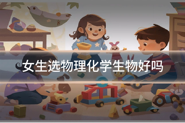 女生选物理化学生物好吗