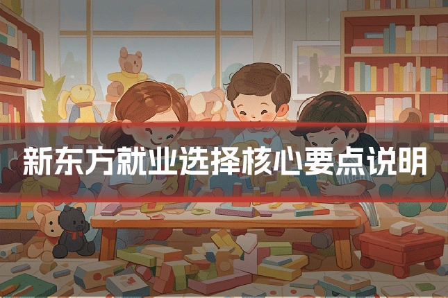 新东方就业选择核心要点说明