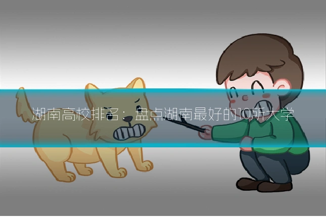湖南高校排名:盘点湖南最好的10所大学