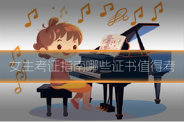 女生考证指南哪些证书值得考