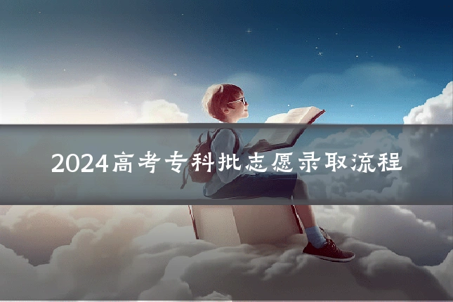 2024高考专科批志愿录取流程