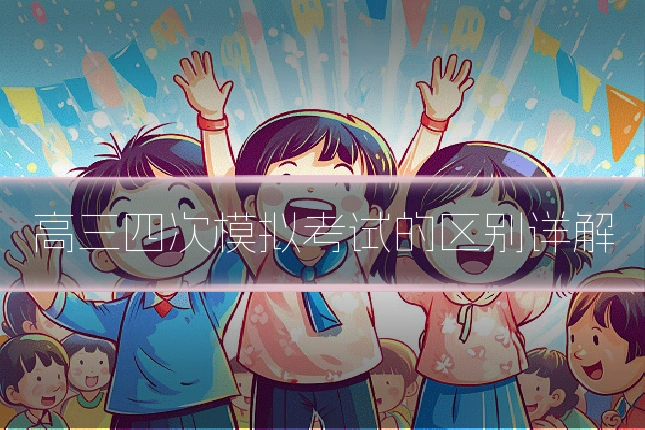 高三四次模拟考试的区别详解