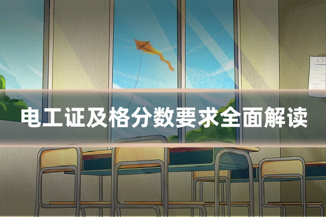 电工证及格分数要求全面解读