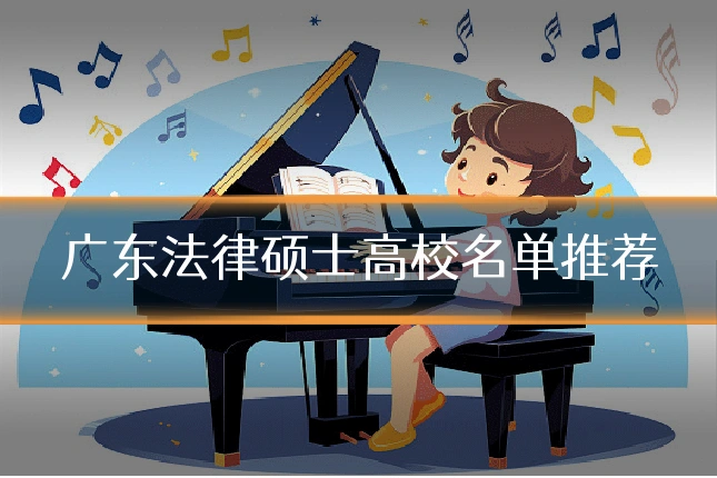 广东法律硕士高校名单推荐