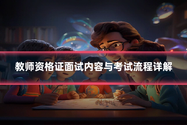教师资格证面试内容与考试流程详解