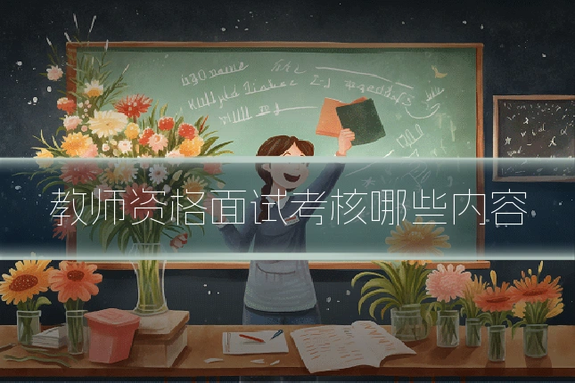 教师资格面试考核哪些内容
