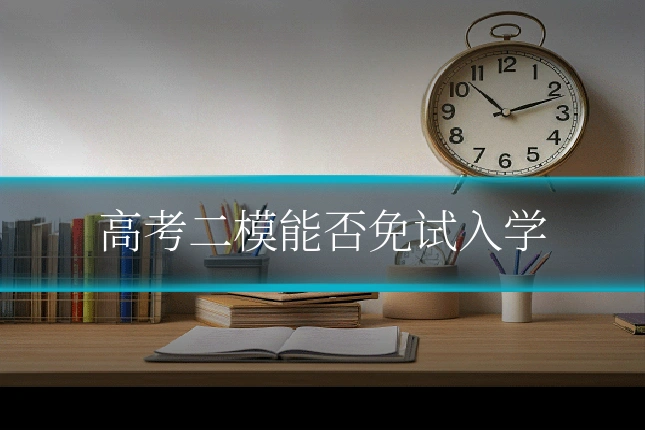 高考二模能否免试入学