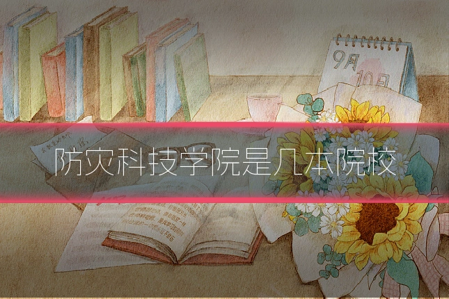 防灾科技学院是几本院校