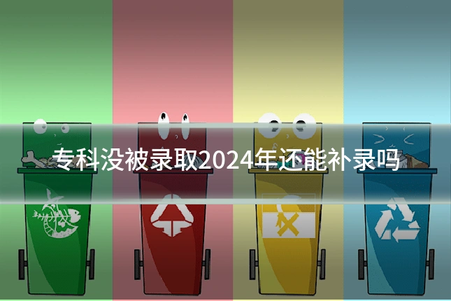专科没被录取2024年还能补录吗