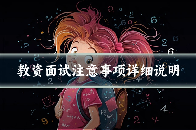 教资面试注意事项详细说明