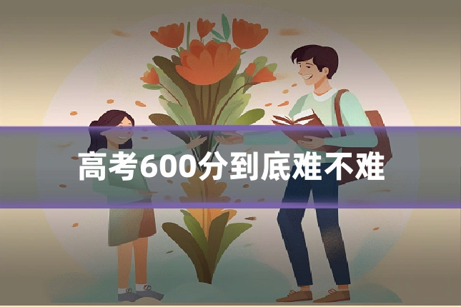 高考600分到底难不难