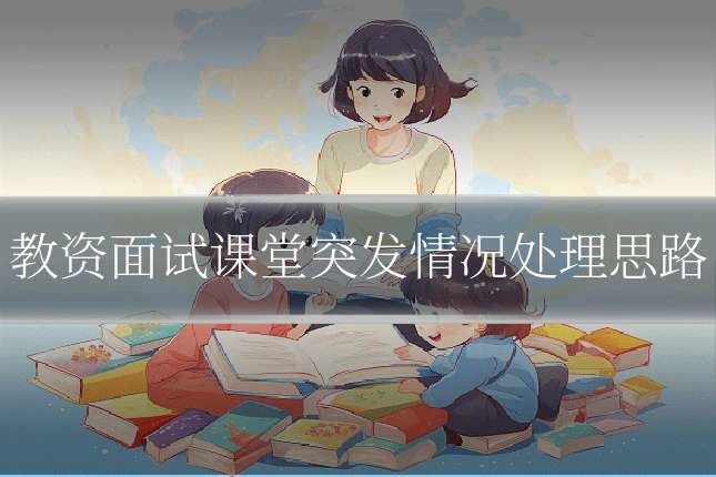 教资面试课堂突发情况处理思路