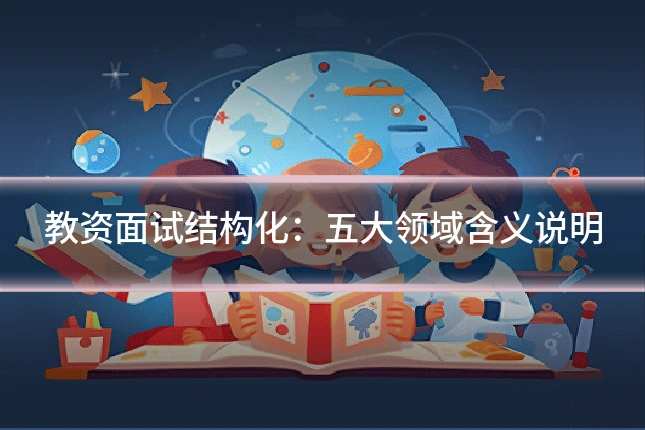 教资面试结构化：五大领域含义说明