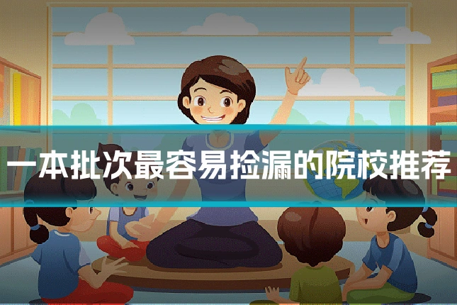 一本批次最容易捡漏的院校推荐