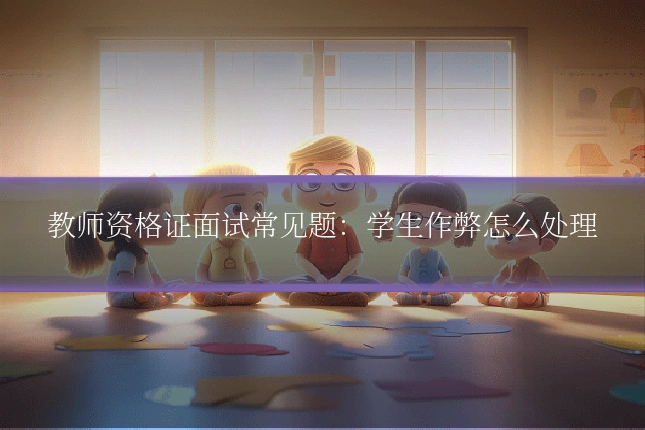教师资格证面试常见题：学生作弊怎么处理