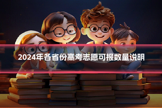 2024年各省份高考志愿可报数量说明