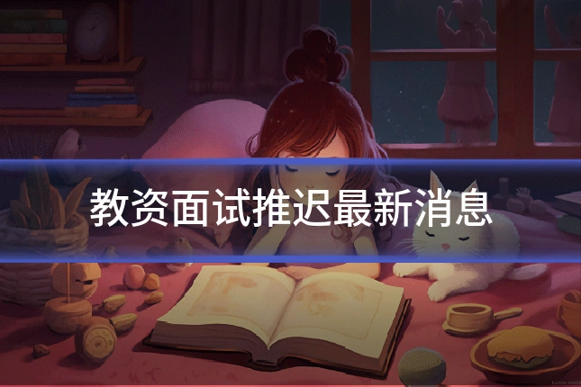 教资面试推迟最新消息