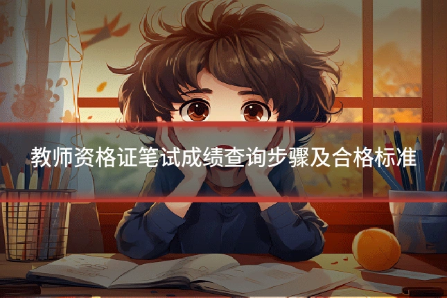 教师资格证笔试成绩查询步骤及合格标准