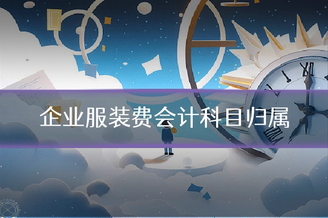 企业服装费会计科目归属