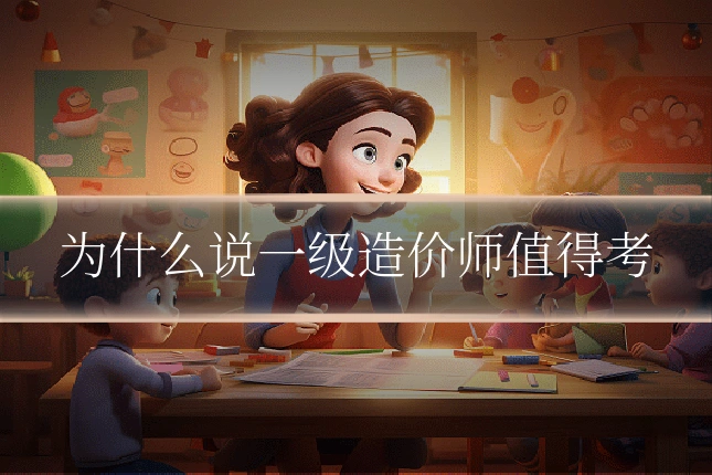 为什么说一级造价师值得考