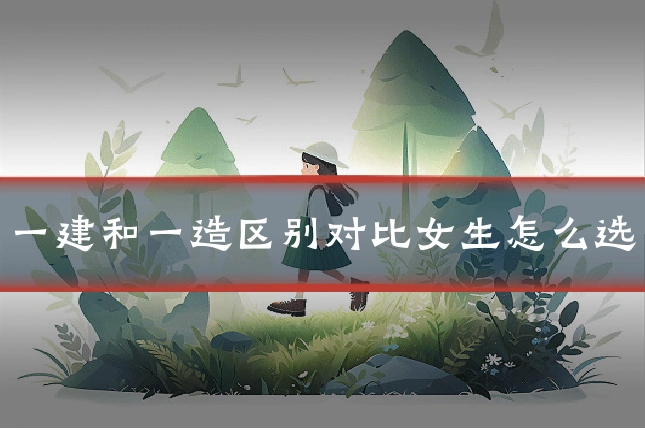 一建和一造区别对比女生怎么选