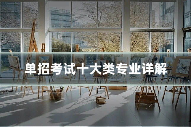 单招考试十大类专业详解
