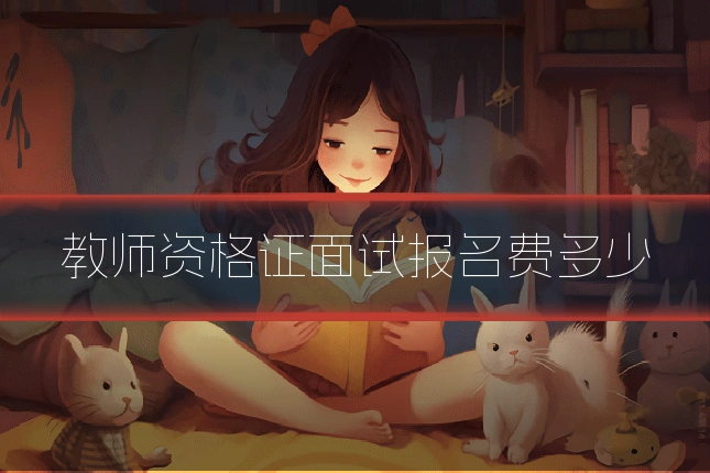 教师资格证面试报名费多少