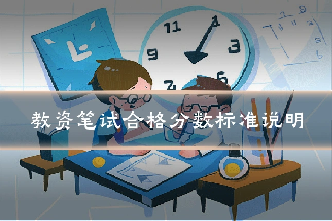 教资笔试合格分数标准说明