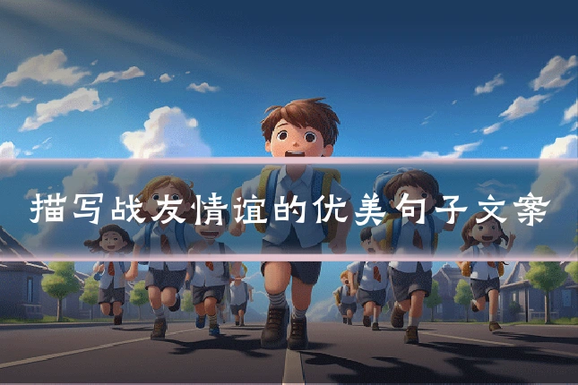描写战友情谊的优美句子文案
